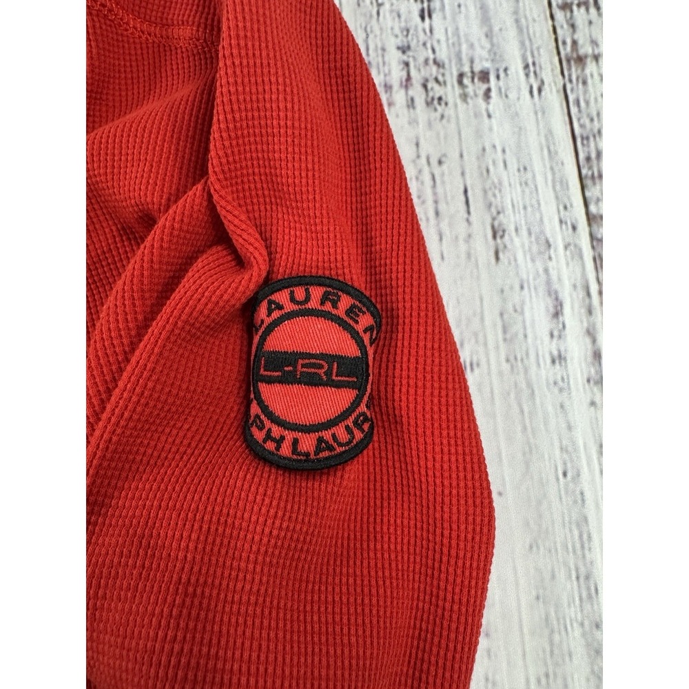 Ralph Lauren Women L-RL Active Red Block Sweater Zipper Women's Size M - Picture 7 of 16